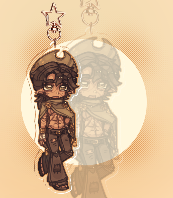 Goodtimeswithscar desert duo 3rd life keychain