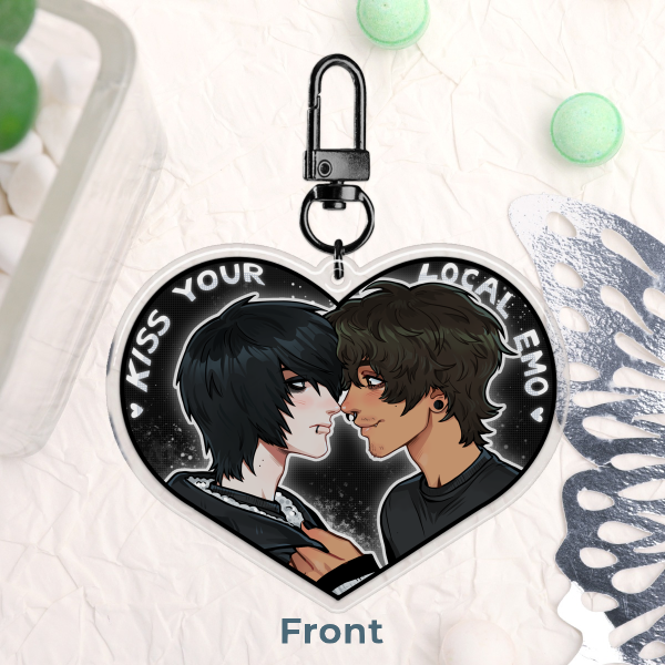 Vincent & Felix Double Sided Keychain