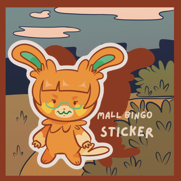 Mall Bingo Sticker