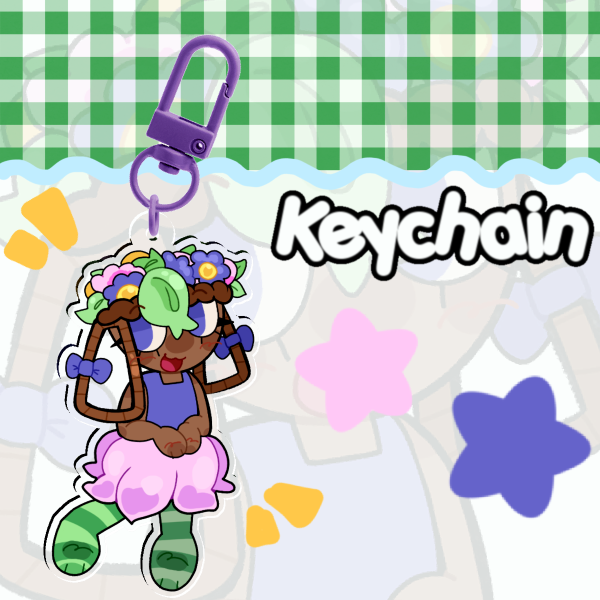 [ Dandy's World ] Bassie Keychain
