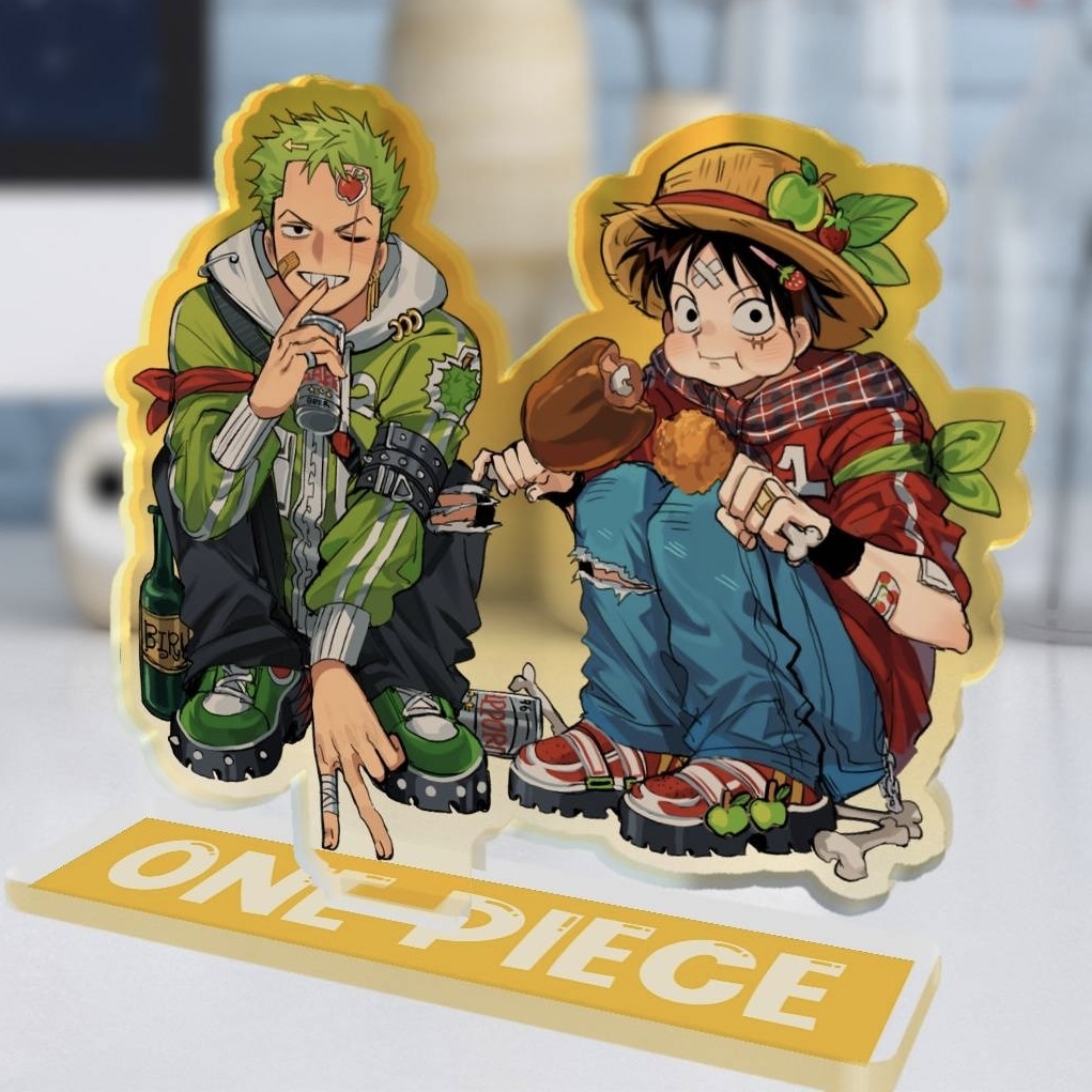 Apple Zoro Luffy Acrylic Standee 8CM by Kiriato 25 - ACGGOODS