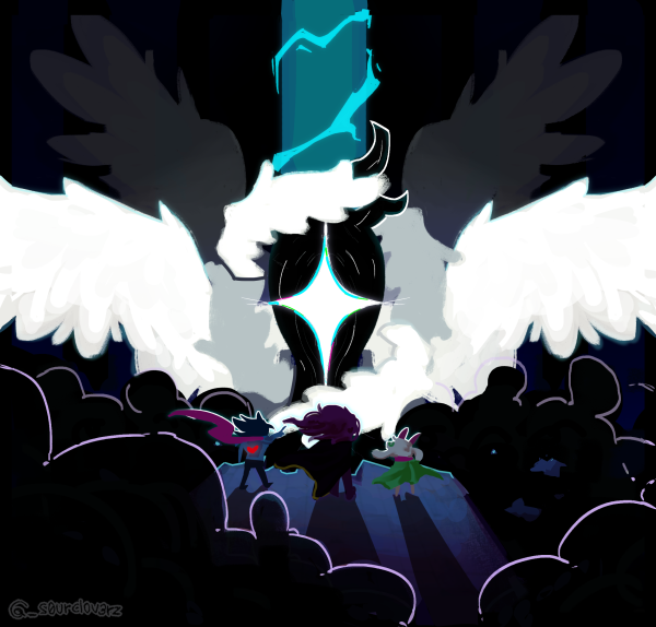 GUARDIAN Deltarune Pearl Paper Print