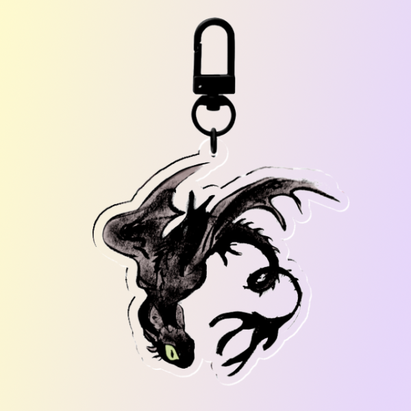 Flying Dragon - Acrylic charm
