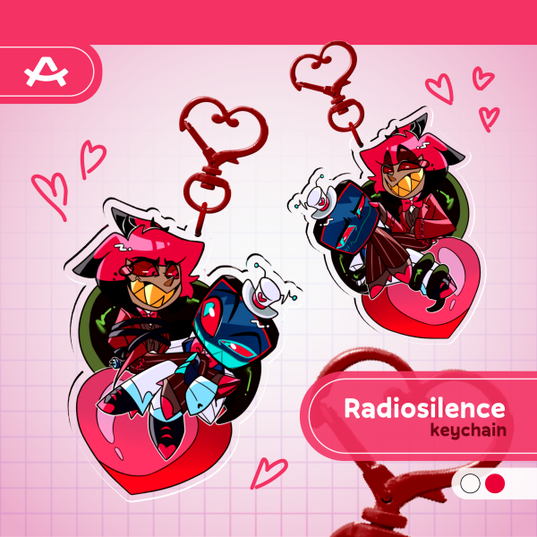 Radiosilence Valentine´s Day - Acrylic Keychain