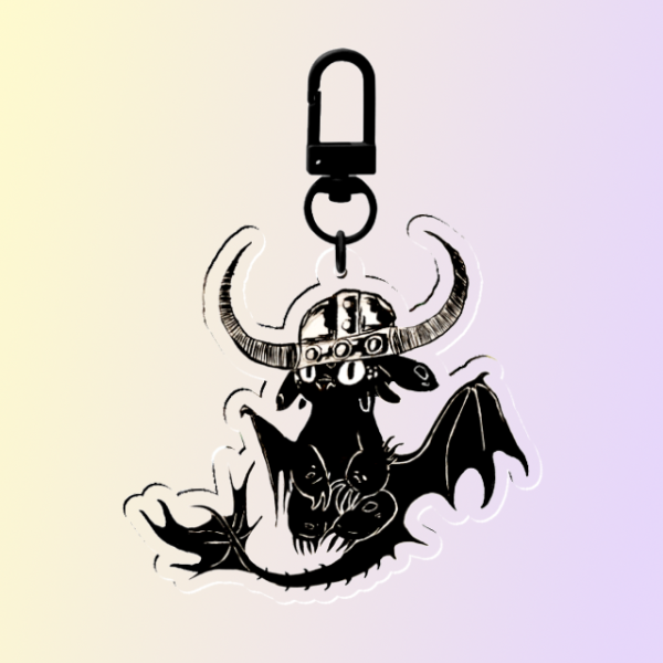 Viking Dragon - Acrylic charm