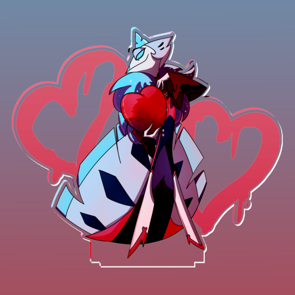 Andrealphus Valentine's Day Acrylic Standees