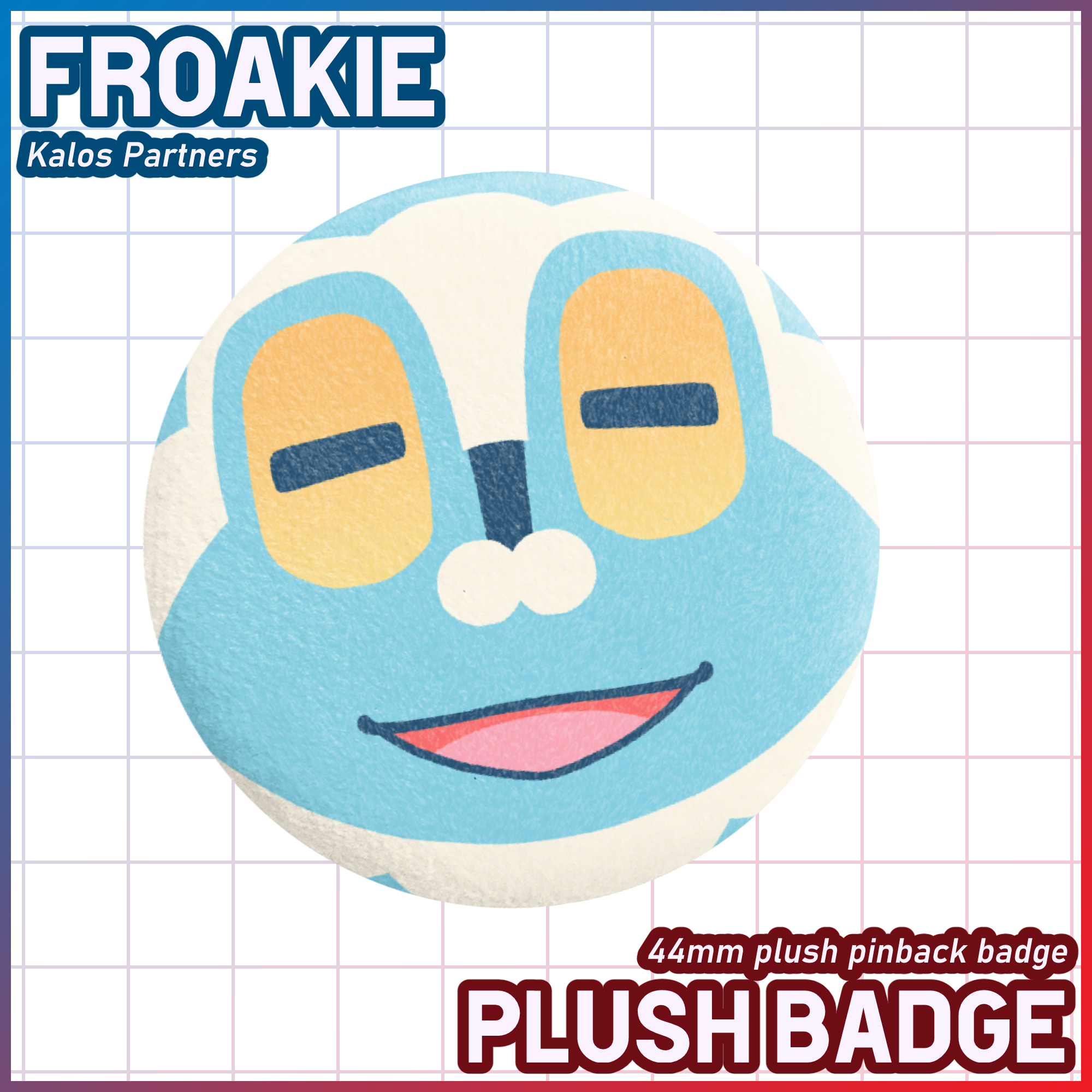 Froakie - Plush Badge [PKMN]
