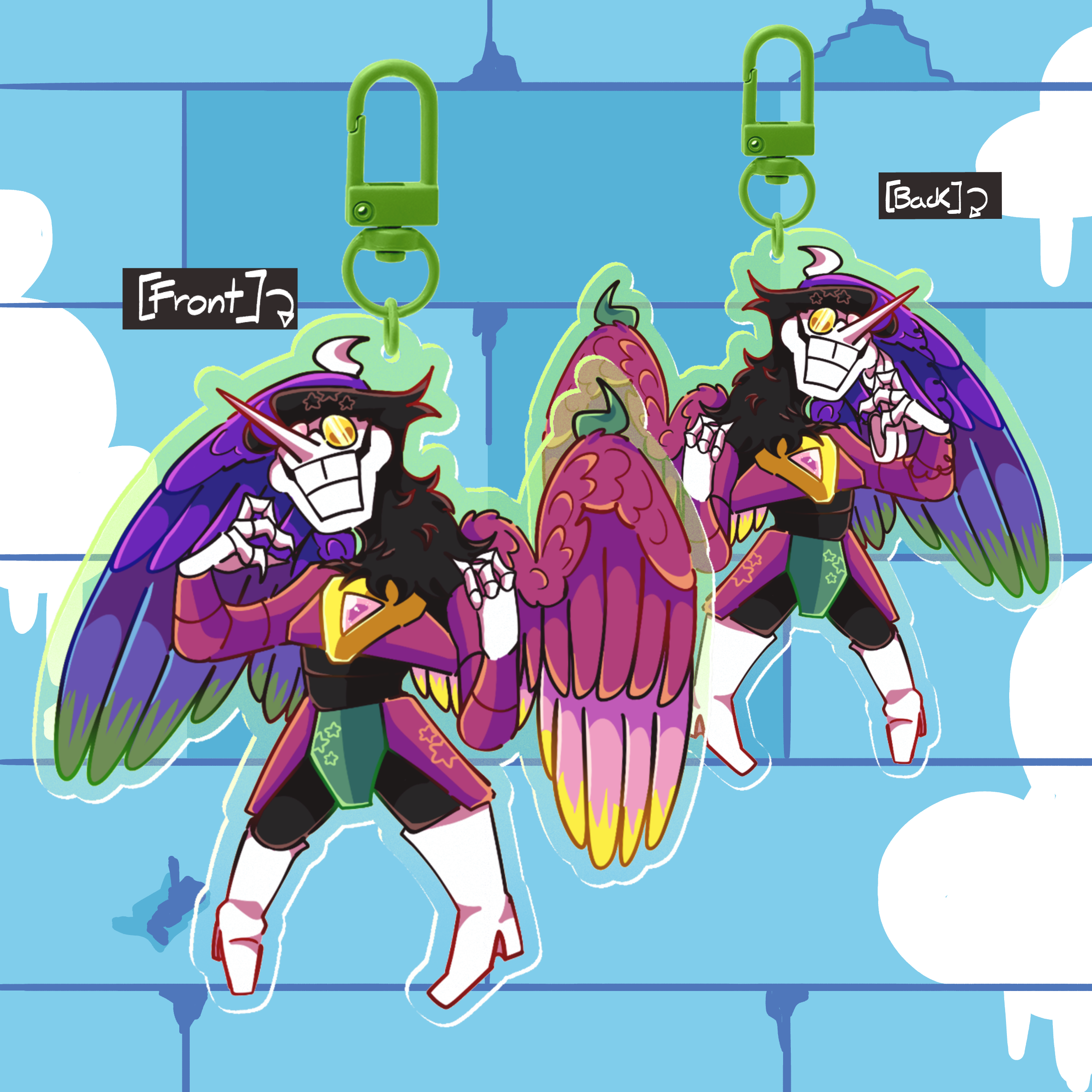 Spamton NEO Keychain