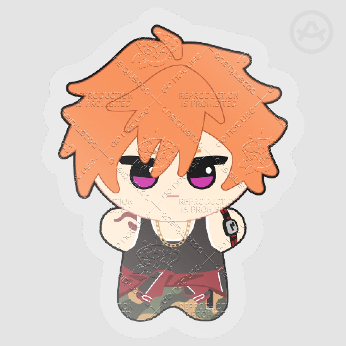 Beelzebub Nunu Clear Sticker