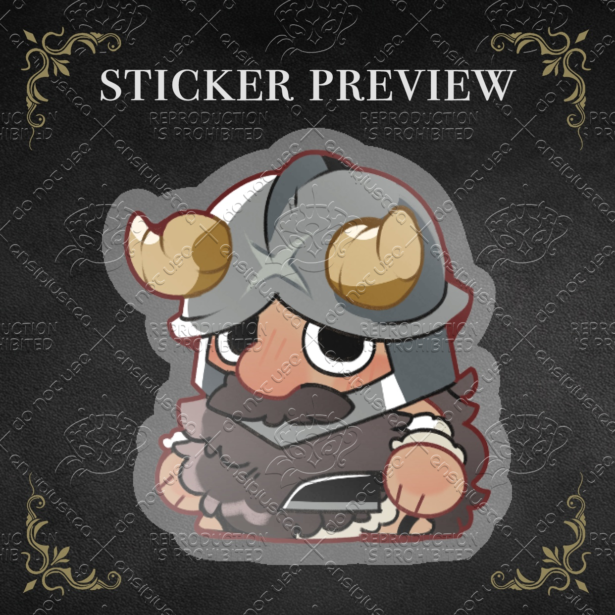 Senshi Clear Sticker