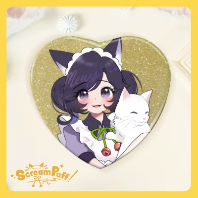 ScreamPuffArt Heart of Gold Badge