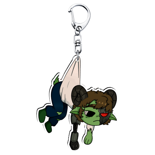 Docm77 MCYT Hermitcraft Clear Acrylic Keychains