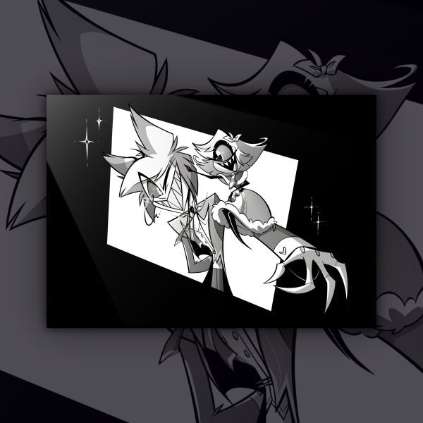 Alastor & Niffty Art Print