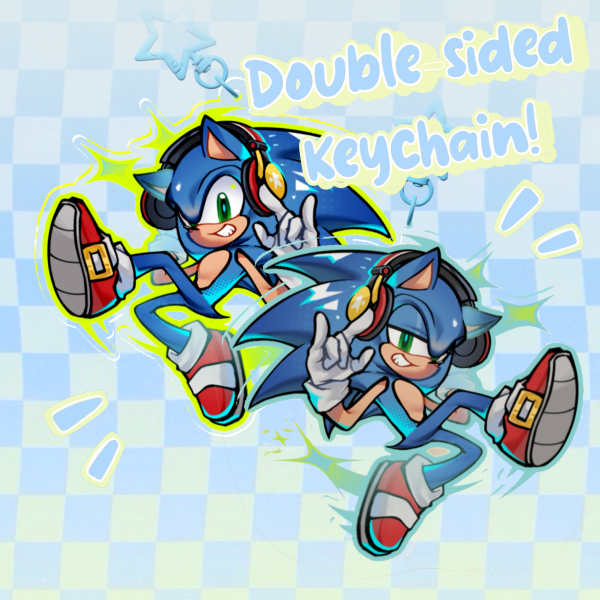 Sonic The Hedgehog ✧ Acrylic Keychain