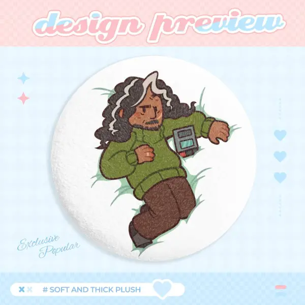 Jonathan sims bodypillow Plush-Badge The Magnus Archives
