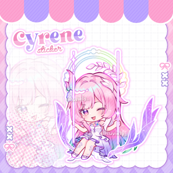 Cyrene sticker Honkai Star Rail