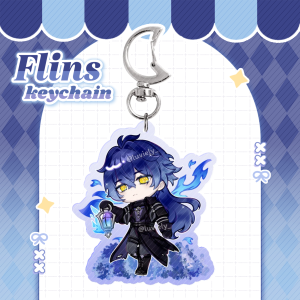 Flins keychain Genshin Impact