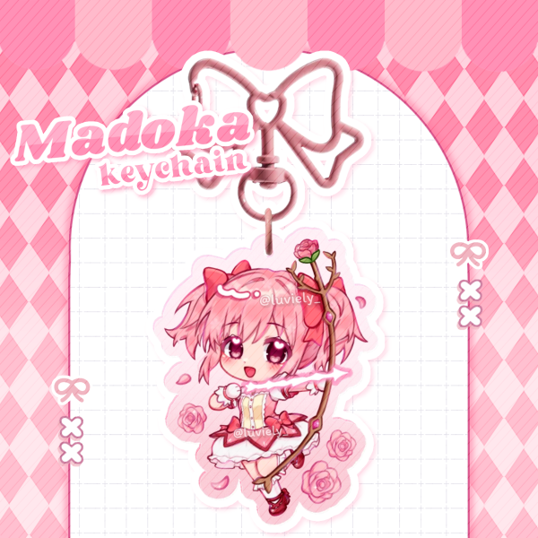 Madoka Kaname keychain