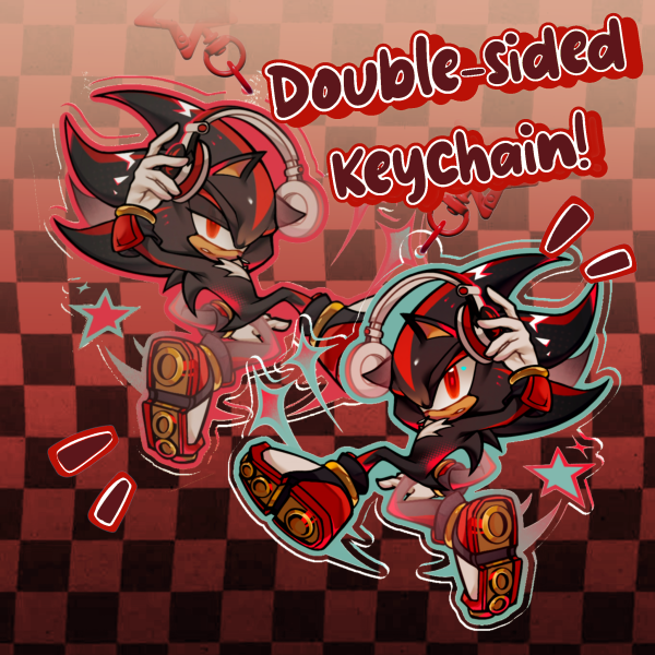 Shadow the Hedgehog ✧ Acrylic Keychain