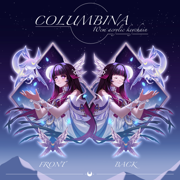 GENSHIN IMPACT - COLUMBINA - ACRYLIC KEYCHAIN