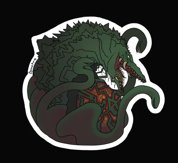 Biollante sticker