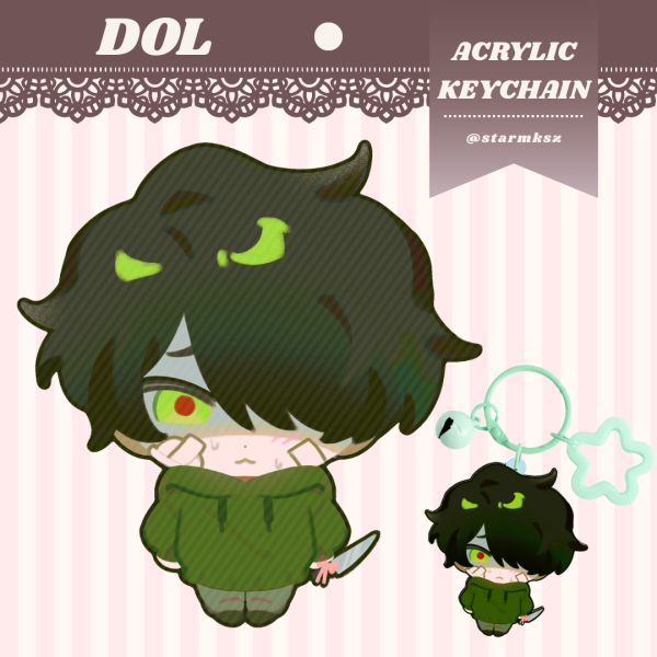 [Degrees of Lewdity / DOL] Kylar The Loner (Acrylic Keychain)
