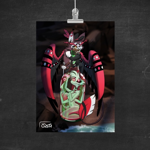 Huskerdust – Husk Pirate & Mermaid Angel – Poster