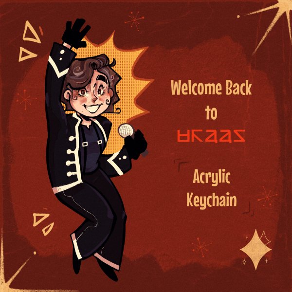 Welcome Back to Draag MCR Gerard Acrylic Keychains