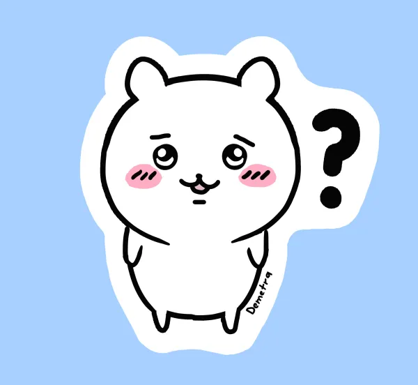 Chiikawa doesn't know sticker