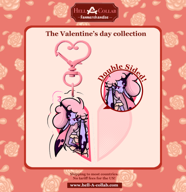 🩷Belphagore Valentines Heart Keychain🩷 Date Night