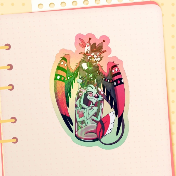 Huskerdust – Husk Pirate & Mermaid Angel – Sticker