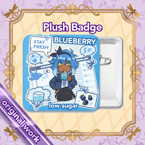 Ailee - Blueberry Flavor Square Plush Badge