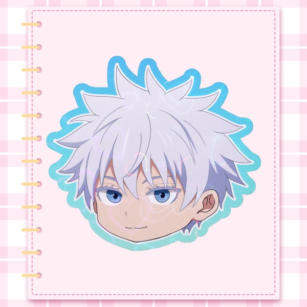 Gojo Chibi Holo Sticker
