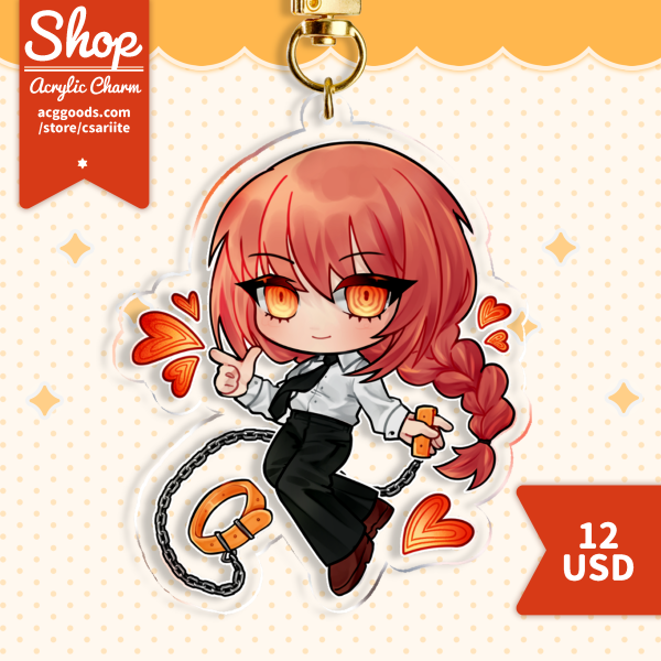 Makima ⟡ Chainsaw Man Acrylic Keychain