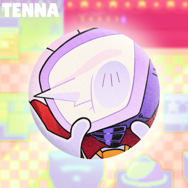 Squishy Tenna Plush Badge