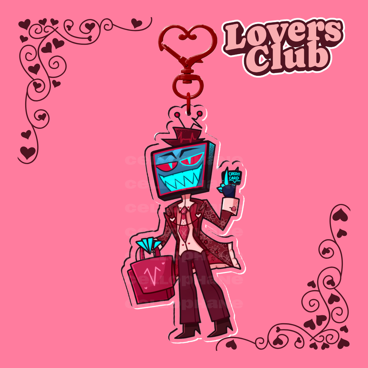 VOX VALENTINES DAY KEYCHAIN