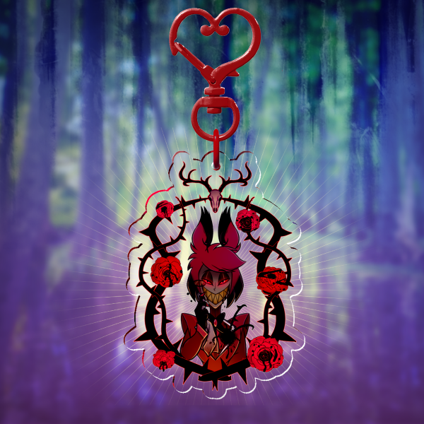 Alastor Arylic Keychain