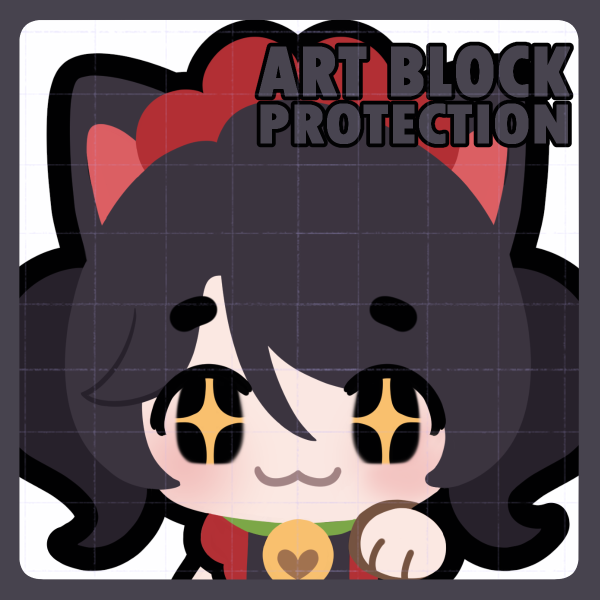 Art Block Protection Phone Charm