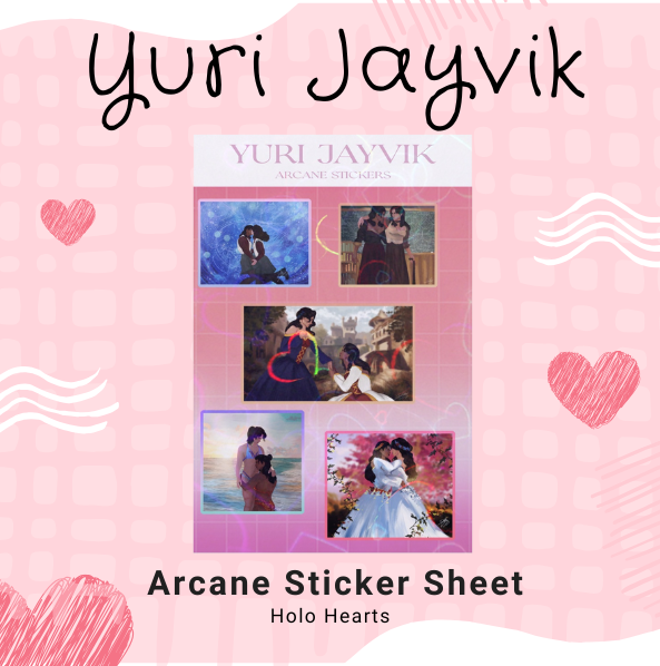Yuri Jayvik Arcane Stickers Sheet