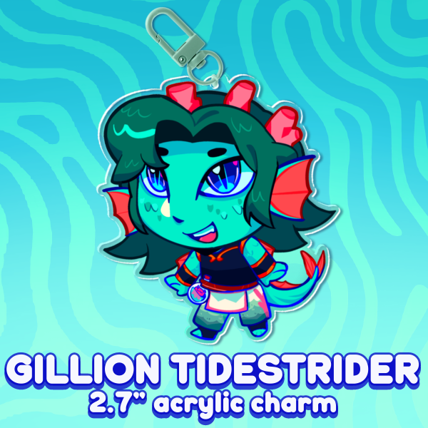 Gillion Tidestrider Acrylic Charm
