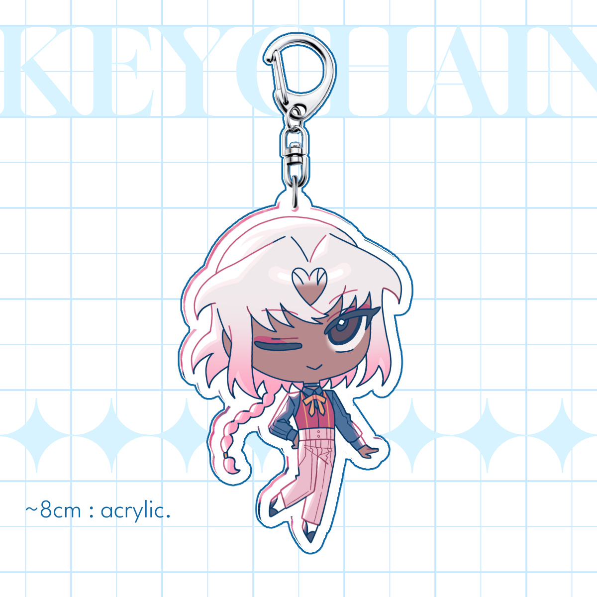 Reid Keychain - Bluebell's Resolve