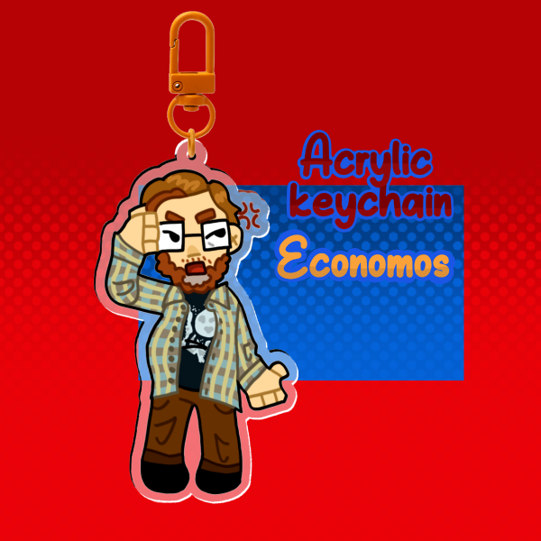 Economos peacemaker S1 acrylic keychain