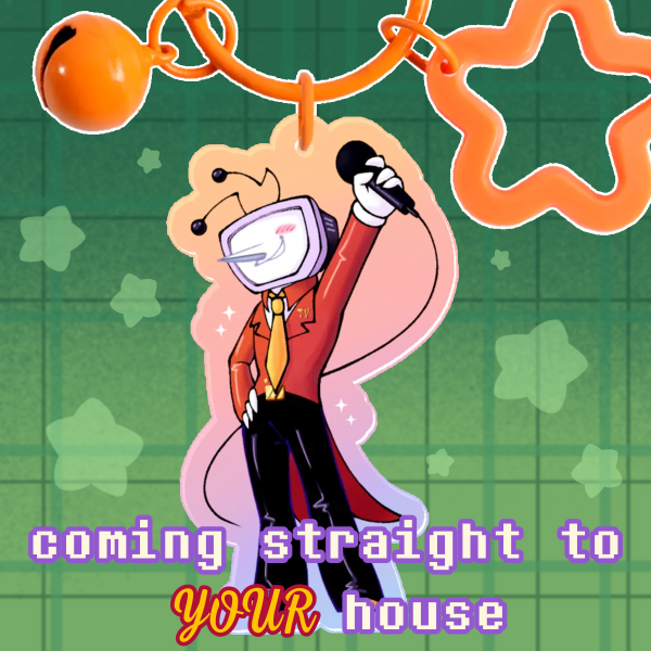 Tenna Deltarune keychain