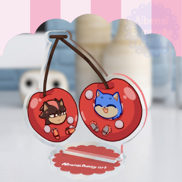 Sonic and Shadow Cherry Stand