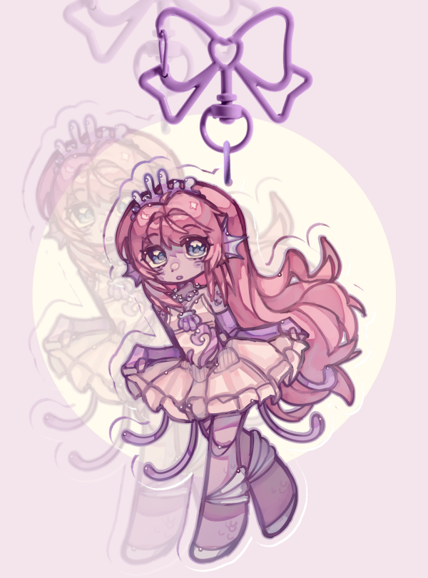 Lizzie empires ocean queen keychain