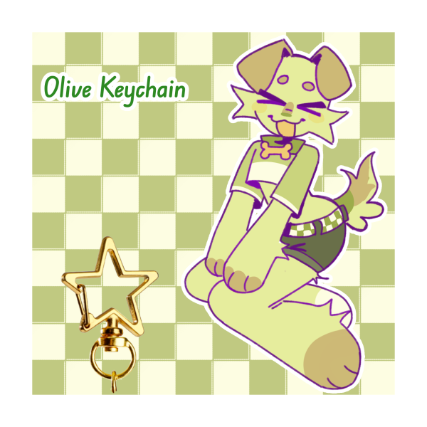 Olive Keychain