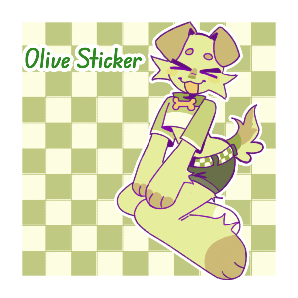 Olive Sticker