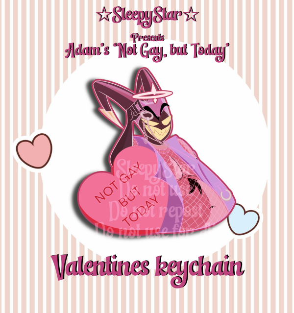 Adam’s ‘Not Gay but Today’ Keychain