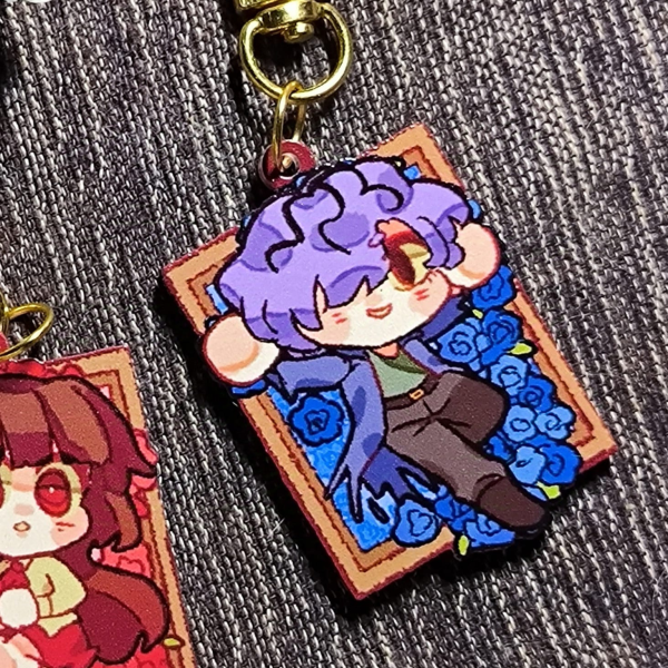 Rpg horror : Ib Garry two sides fullbleed keychain