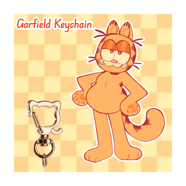 Garfield Keychain